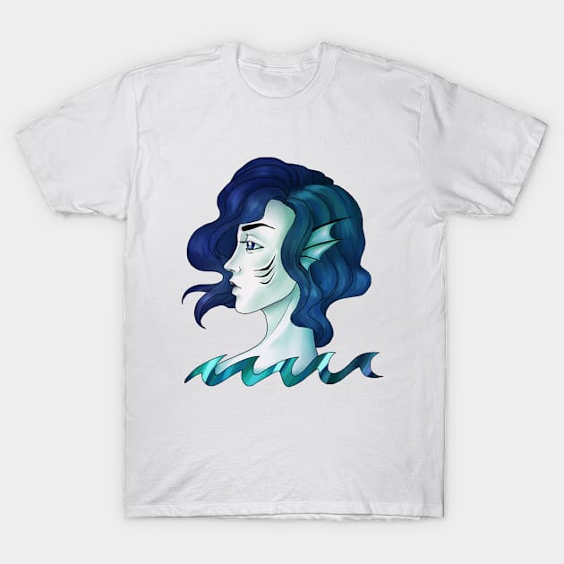 Mermaid T-Shirt by Elizabeth_Tenebra